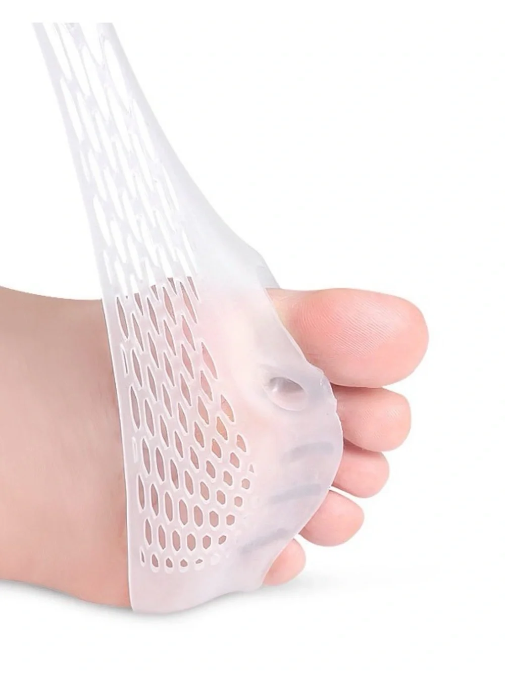 Women's Pink Gel Toe Cushion Sleeve - Comfort Forefoot Protector